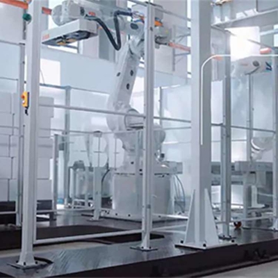 ABB Brazo robótico 6 Ejes IRB 1600-10/1.45 con agarre robótico CNGBS para robot de manejo automatizado