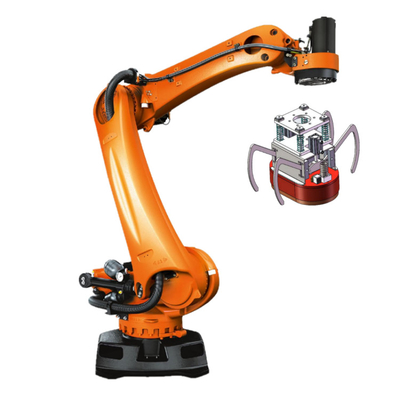 KUKA KR 180 R3200 PA Carga útil de 180 kg con GNGBS Robot Gripper para fábricas como robot de paletización
