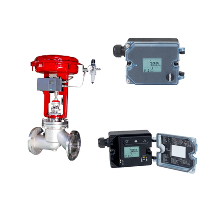 Válvula de control con posicionador electropneumático Samson 3725 con su fácil autocalibración y función de autoajuste