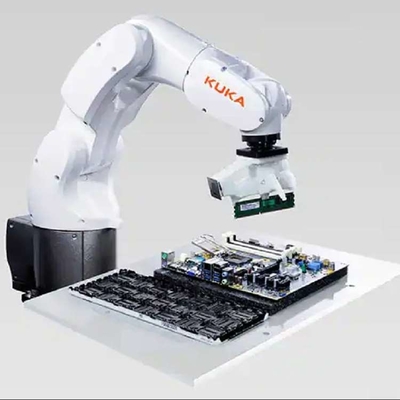 6 Ejes Kuka Brazo robótico KR 10 R1100-2 con cambio rápido de robot CNGBS para robot de manejo automatizado