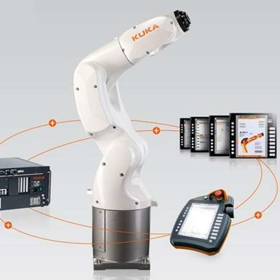 6 Ejes Kuka Brazo robótico KR 10 R1100-2 con cambio rápido de robot CNGBS para robot de manejo automatizado