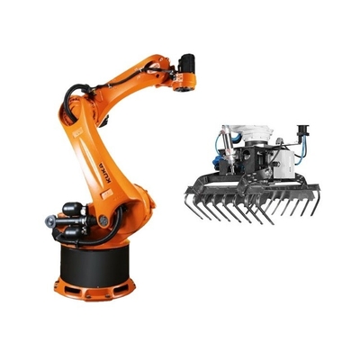 6 Ejes brazo robótico de soldadura Kuka KR 210 R2700-2 con posicionador de soldadura CNGBS para el robot de soldadura