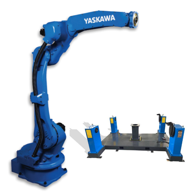 Yaskawa 6 Ejes Soldadura Robot Brazo MOTOMAN GP25 Con posicionador CNGBS para la fábrica como máquina de soldadura láser