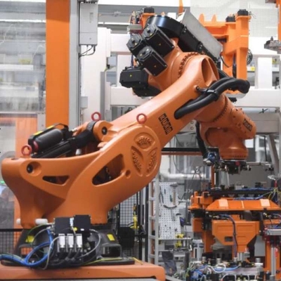 Kuka palletización brazo robótico 4 eje KR 470 PA con purificador CNGBS automatizado como robot industrial