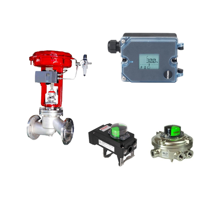 La famosa válvula de control neumático wuzhong de China con posicionador Samson 3725 y rotor Swi Limit