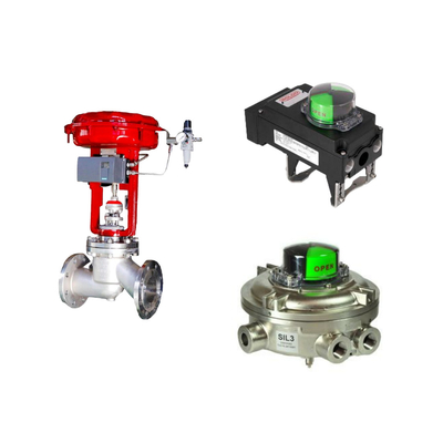 La famosa válvula de control neumático wuzhong de China con posicionador Samson 3725 y rotor Swi Limit