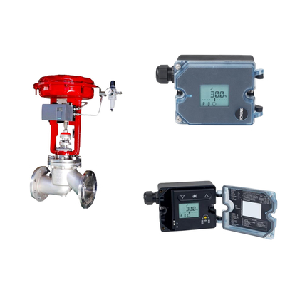 La famosa válvula de control neumático wuzhong de China con posicionador Samson 3725 y rotor Swi Limit