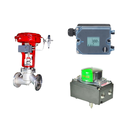 La famosa válvula de control neumático wuzhong de China con posicionador Samson 3725 y rotor Swi Limit
