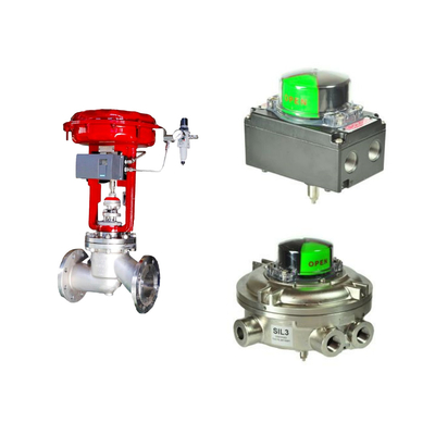 La famosa válvula de control neumático wuzhong de China con posicionador Samson 3725 y rotor Swi Limit