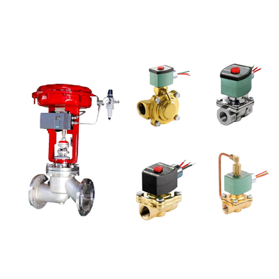 La famosa válvula de control neumático de China con posicionador Masoneilan SVI2-21123121 y válvula de solenoide ASCO