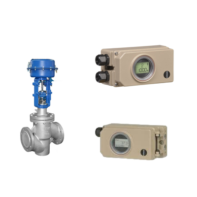 Válvula de control neumático con comunicación dura Samson Electropneumático 3730-3 posicionador y Fisher 667 657 actuador