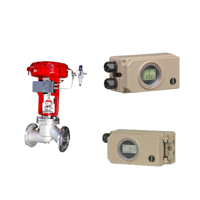 Válvula de control neumático con comunicación dura Samson Electropneumático 3730-3 posicionador y Fisher 667 657 actuador