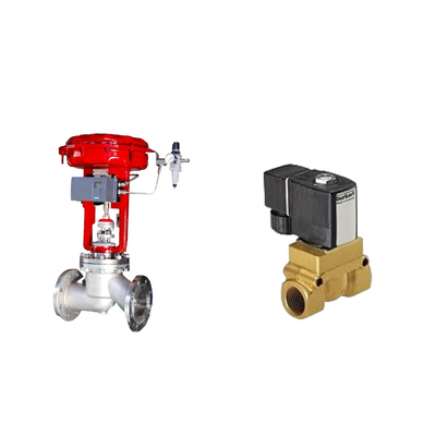 Las válvulas de control neumáticos con posicionador de válvula inteligente Koso KGP5000 y válvula de solenoide Burkert 5404
