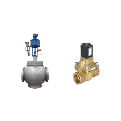 Valvas de control de alta calidad de china con posicionador digital KOSO PP800 y válvula de solenoide tipo 5404 de Burkert