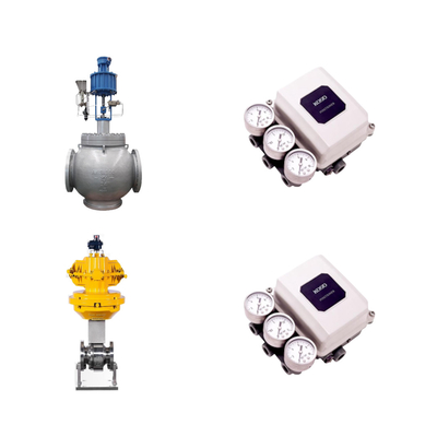 Las válvulas de control neumático de alta calidad de China con posicionador neumático-pneumático koso PP800