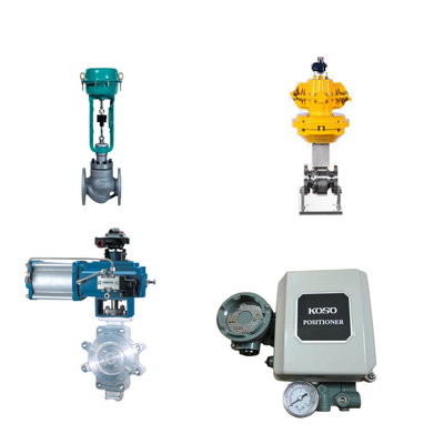 Las válvulas de control neumático de alta calidad de China con el posicionador electro-pneumático KOSO EP800
