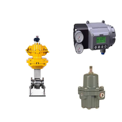 Válvula de control china con posicionador de válvula digital Masoneilan SVI3 y regulador de filtro Fisher 67CFR