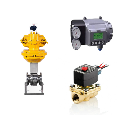 Válvula de control de baja temperatura con posicionador de válvula digital Masoneilan SVI3 y válvulas solenoides de dos vías EMERSON ASCO210