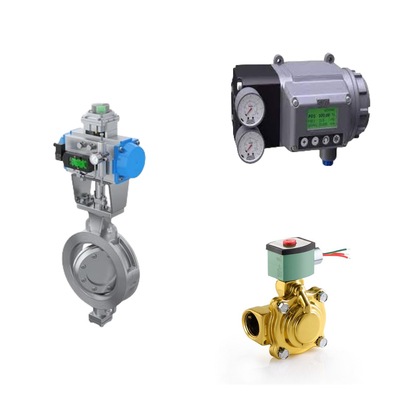 Válvula de control de baja temperatura con posicionador de válvula digital Masoneilan SVI3 y válvulas solenoides de dos vías EMERSON ASCO210
