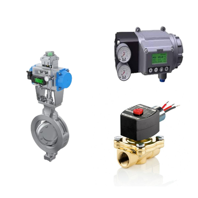 Válvula de control de baja temperatura con posicionador de válvula digital Masoneilan SVI3 y válvulas solenoides de dos vías EMERSON ASCO210