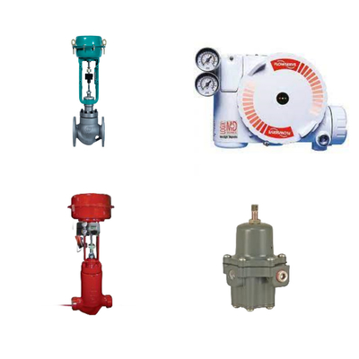 China's y Masoneilan Control Valve con Flowserve 3200MD posicionador digital HART y Fisher 67CFR regulador de filtro