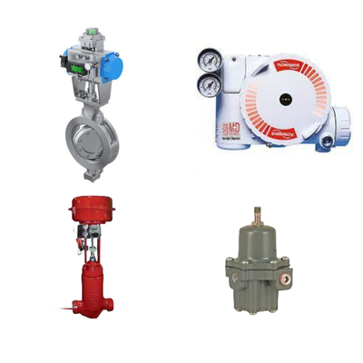 China's y Masoneilan Control Valve con Flowserve 3200MD posicionador digital HART y Fisher 67CFR regulador de filtro