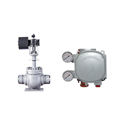 Valva de control chino Wuzhong con posicionador de válvula digital Masoneilan SVi1000 de alta calidad