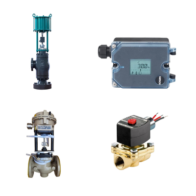 Válvula de control con posicionador electropneumático Samson 3725 con su fácil autocalibración y función de autoajuste