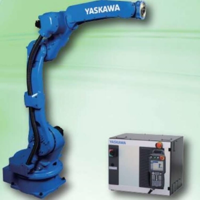 Brazo robótico de 6 ejes Yaskawa GP25 con paquete de vestimenta de robot CNGBS para manejar la automatización del robot
