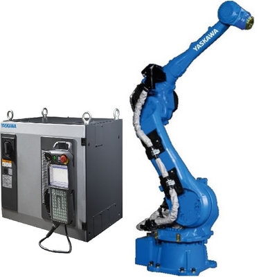 Manejo del brazo robótico de 6 ejes Yaskawa GP50 con agarre robótico personalizado CNGBS para robot universal