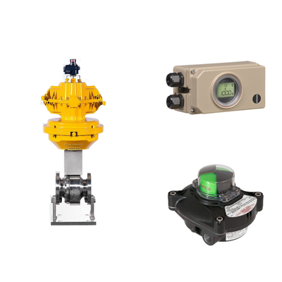 Actuador de control neumático preciso y posicionador de válvula inteligente Samson 3730 para válvula de control neumático