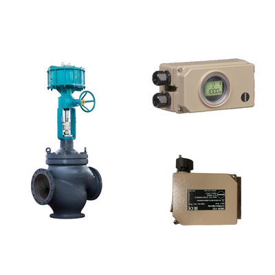Válvula de control neumático con comunicación dura Samson Electropneumático 3730-3 y posicionador samson 4763
