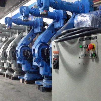 Brazo robótico universal de 6 ejes Yaskawa GP110 con agarre robótico CNGBS para el robot de manipulación de paletas