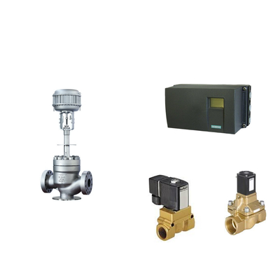 Pneumático de control de la válvula de posicionamiento Siemens SIPART PS2 y la válvula de solenoide de la cubeta
