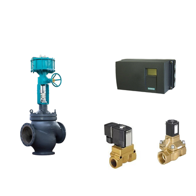 Pneumático de control de la válvula de posicionamiento Siemens SIPART PS2 y la válvula de solenoide de la cubeta