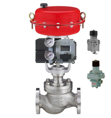 Masoneilan SVI2 válvula de control neumático y regulador 78-40 para la válvula de control neumático china en stock