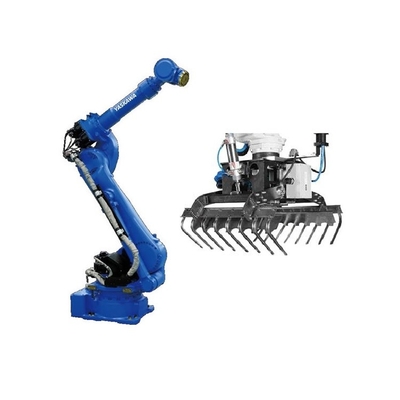 Brazo robótico de Yaskawa 6 Ejes GP180 con CNGBS Agarrador robótico personalizado para el robot de manipulación de paletas