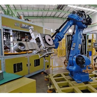 Brazo robótico de Yaskawa 6 Ejes GP180 con CNGBS Agarrador robótico personalizado para el robot de manipulación de paletas