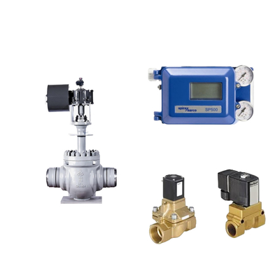 Pneumático Spirax Sarco posicionador de válvula inteligente SP500 y válvula de solenoide Burkert