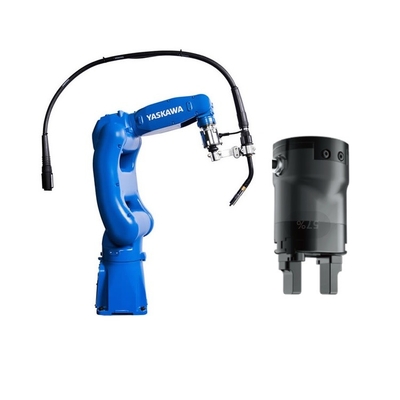 Soldadura 6 Ejes Brazo robótico Yaskawa AR700 Combinado con CNGBS Robot Gripper para el manejo del robot