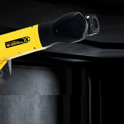 6 Ejes Brazo robótico industrial Fanuc M-20iD/25 con posicionador robótico CNGBS para soldadura