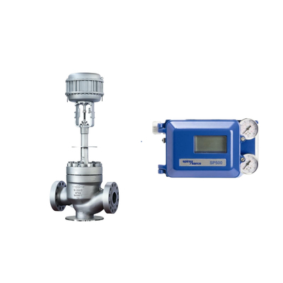 La famosa válvula neumática de China con el posicionador de válvula inteligente Spirax Sarco SP500 y el regulador de filtros Fisher 67CFR