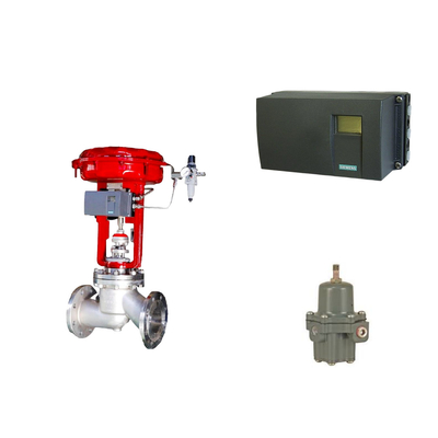 Pneumático posicionador de válvula de control Siemens SIPART PS2 y Fisher 67CFR regulador de filtro