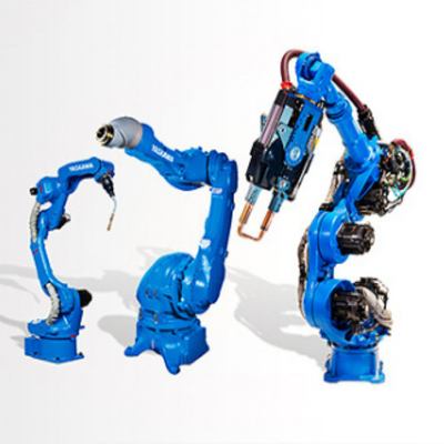 6 Brazo robótico de soldadura de ejes Yaskawa AR2010 con ropa de robot CNGBS para robot de soldadura automatizado