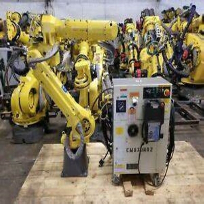 El brazo robótico de 6 ejes para paletización con controlador de robot industrial de M-20iA para