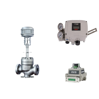 Válvula de control neumático con rotor original YT-2500 posicionador de válvula inteligente y interruptor de límite EMERSON