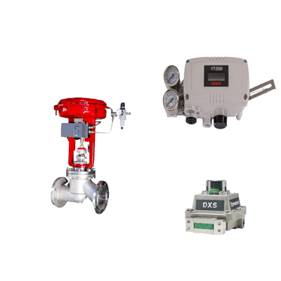 Válvula de control neumático con rotor original YT-2500 posicionador de válvula inteligente y interruptor de límite EMERSON
