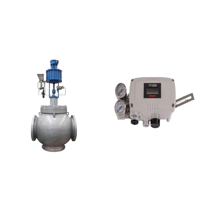 Válvula de control neumático con posicionador de válvula inteligente de rotor original YT-2500 y regulador de filtro Fisher 67CFR