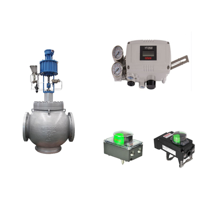 Válvula de control neumático con posicionador de válvula inteligente de rotor original YT-2500 y interruptor de límite de rotor