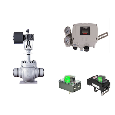 Válvula de control neumático con posicionador de válvula inteligente de rotor original YT-2500 y interruptor de límite de rotor